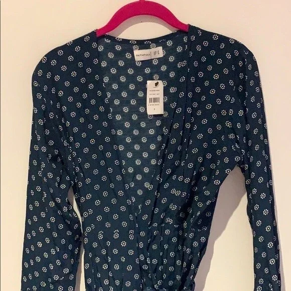 Faithful the Brand Goldstein wrap dress US 6 AU 10 - Picture 6 of 8